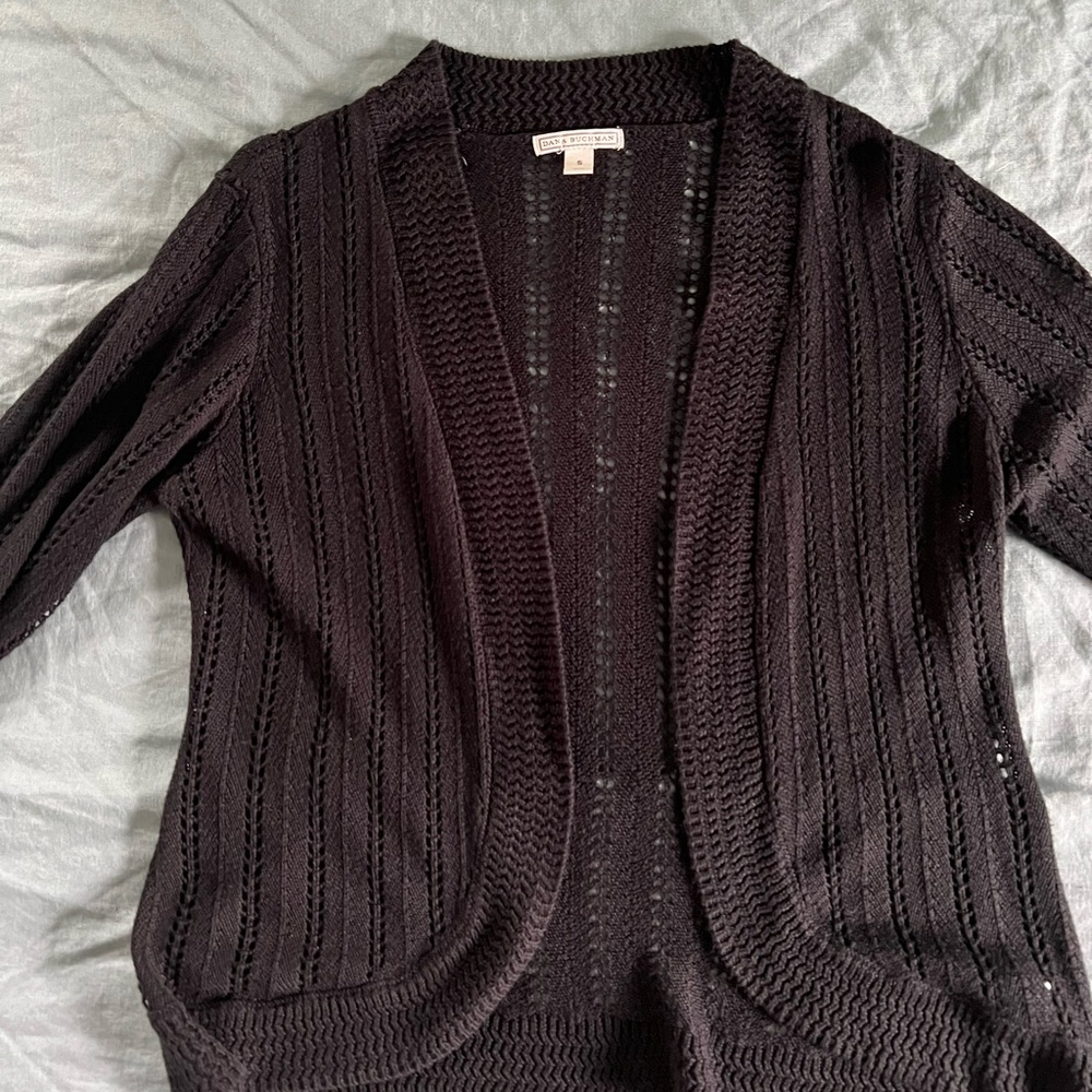 Dana Buchman light weight long sweater.